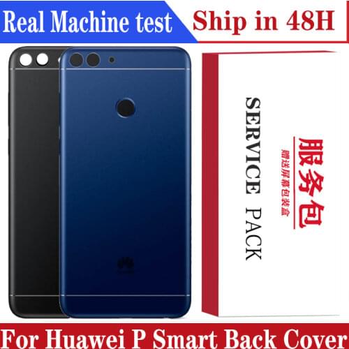Original Back Housing for HUAWEI P Smart Enjoy 7S Back Cover Battery Glass with Camera Lens adhesive Sticker