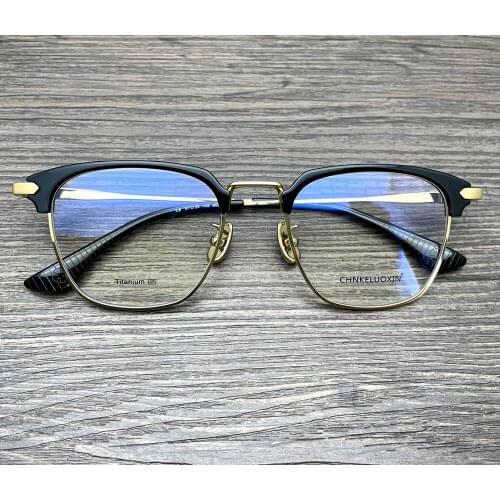 Pure Titanium Glasses Frame Men Woman Square Titanium Top Quality Optical Eyeglasses Myopia Reading Prescription Eyewear