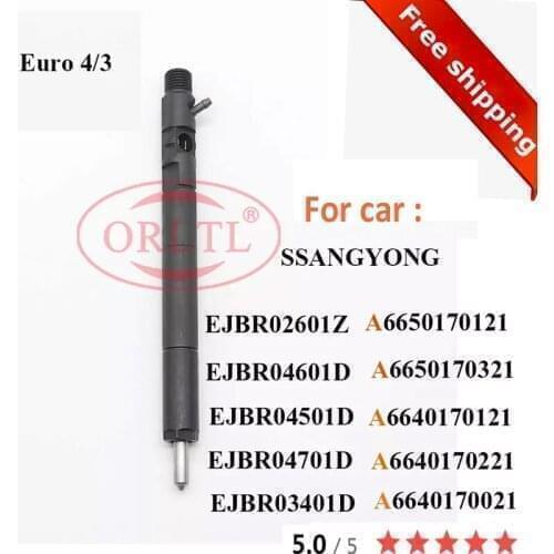 ORLTL New Injector EJBR04601D A6650170121 6650170321 EJBR02601Z EJBR04701D EJBR03401D EJBR04501D for SSANGYONG Euro 3/4