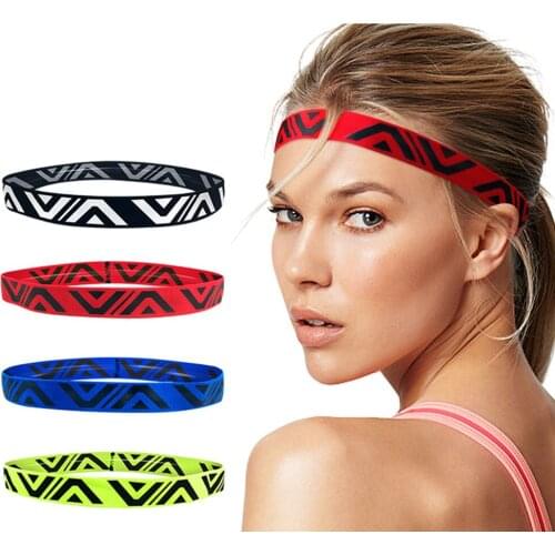 Stripe Absorbing Braided Anti-slip Hair Bands Sweatband Headband Elastic Running Sport Yoga Stretch Hair Gym Headwear Women Men