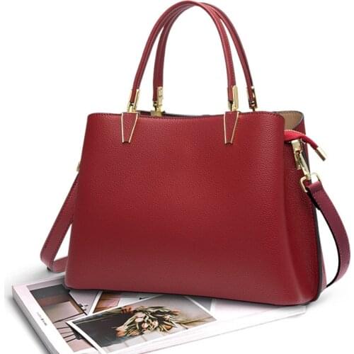 Luxury Design Womens business bag Head Layer Leather Big Tote Bags for Women Single Shoulder Bag Lady Classic Handbag