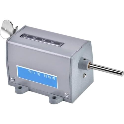 Revolution counter 5 Digits Display Mechanical Resettable Rotary Revolution Counter for Recording Cable Meter
