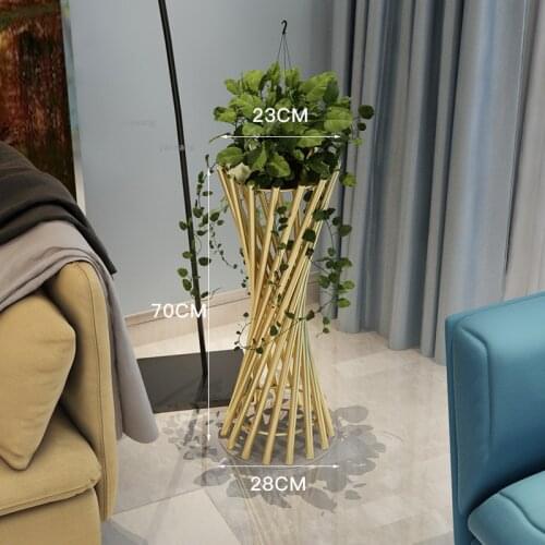 Nordic Bedroom Garden Floor Flower Shelf Indoor Balcony Living Room Flower Rack Simple Apartment Hotel Decoration Plant Stand