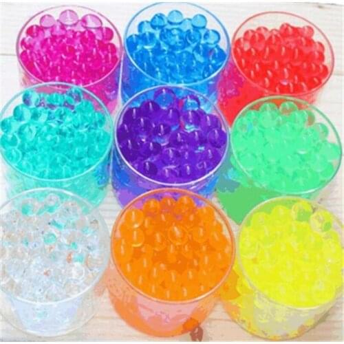 Mixed Color Crystal Soil Plant Flower Jelly Mud Water Bead Plant Pearl Bead Soil Gel Ball Home Decoration 10000pcs Hot Sale