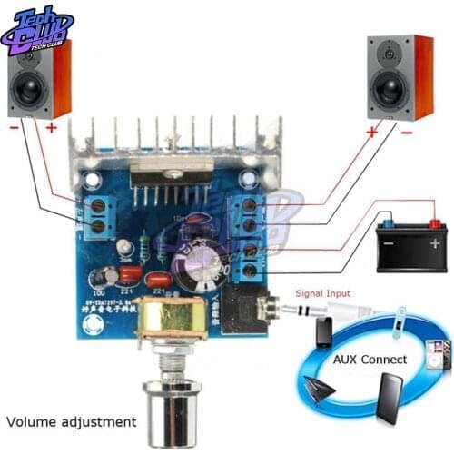 2PCS TDA7297 Version B Amplifier Board AC/DC 12V 2x15W Digital Audio Dual Channel Module 15W+15W Grade 2.0 Board