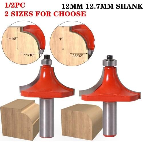 1Pc 12mm Shank Corner Round Over Bit Round-Over Router Bits Tool For Wood Woodworking Cutter