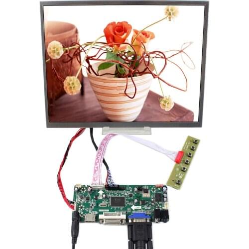 12.1inch LCD Screen H DMI DVI VGA AUDIO LCD Controller Board 20pin LVDS Connector HSD121KXN1-A10 1024X768 Resolution
