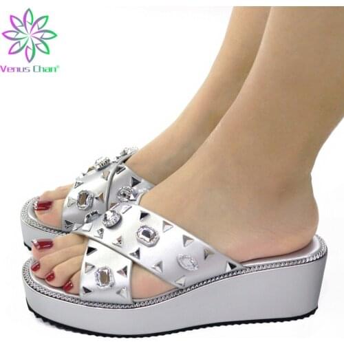 2021 New Design African Women Wedding Shoes Womens Platform Heels Women Shoes High Heel Wedding Shoes Bride Open Toe Pumps