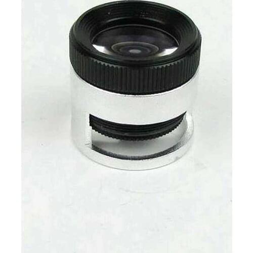 20x High Power Achromatic Magnifying Glass Lens Printers Loupe Magnifier with Reticle