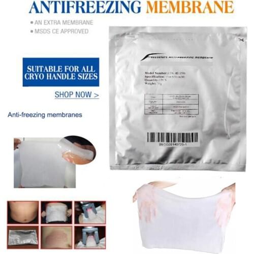 34*42cm Cryo Pads Anti Freeze Membrane Film Cavitation Freeze Fat Cryo Cooling Weight Loss Therapy Antifreeze Cooling Gel Film