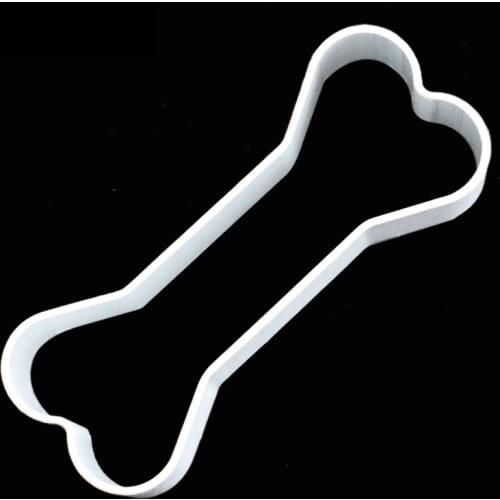 Bone Shape Aluminium Mold Cookie Cake Decorating Alloy Cutter Baking Mould pastry tools baking tools for cakes DIY Gift