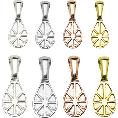 Beadsnice pure silver 925 glue-on bail jewelry best friends pendant necklace bails jewelry DIY accessory for gemstone ID29361