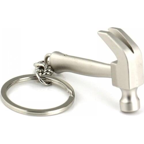 20/pcs claw hammer key chain key ring 3D keychain key holder creative portachiavi chaveiro llaveros bag charm free shipping