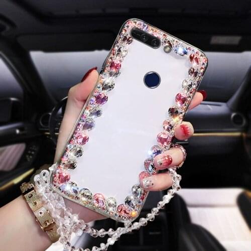 Suitable For Huawei Honor v9 Mobile Phone Shell Luxury Rhinestone Shatter-resistant Shell