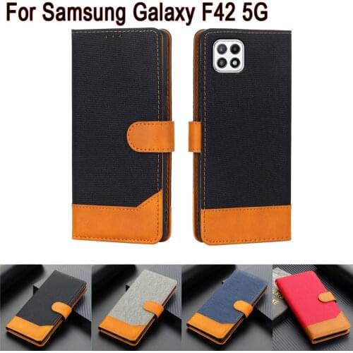 Flip Case For Samsung Galaxy F42 5G Cover Wallet Leather Card Stand Phone Shell Etui For Samsung F42 F 42 SM-E426B Case Book Bag