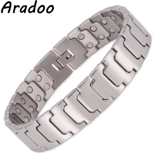 ARADOO Magnetic Health Energy Anti-Radiation Strengthen Immunity Maintains Slimness Improves Skin Quality Bracelet