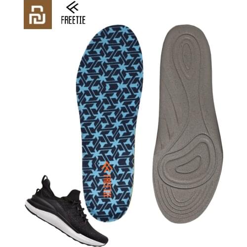 Youpin Freetie Soft Insoles For Men Xiaomi Sneakers 4 Xiomi Foot Pad Thickened Fit Breathable Dry Xaomi Shoe Pad Sports Insoles