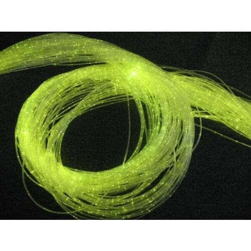 Dia0.75mm PMMA Plastic Fiber Optic cable KIT Sparkle LED Side Pointed Strand Curtain Hanging Home Lighting DIY Decor-Flash point