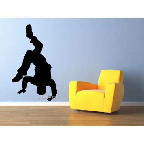 Dancer Wall Decals Gymnast Sport Gymnastics Home Interior Gym Art Vinyl Decal Sticker Kids Nursery Baby Room Decor Mural SA729