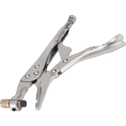 1pcs Air Conditioner Plier Welding Locking Plier For Refrigerant Recovery Tube Hand Tool 21.5cm