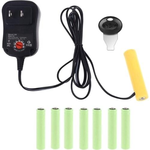 Adjustable Voltage 3V 4.5V 6V 9V 12V US/UK/EU Plug Power Supply Adapter Can Replace 2AAA 3AAA 4AAA 6AAA 8AAA 1.5V Battery