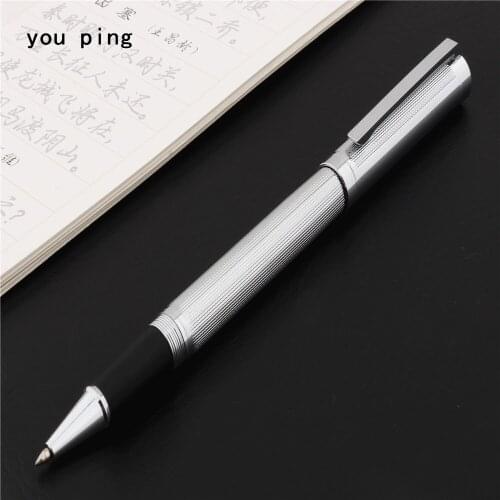 Luxury pen high quality 037 Platinum Business office Rollerball Pen New School student stationery Supplies Ballpoint Pens
