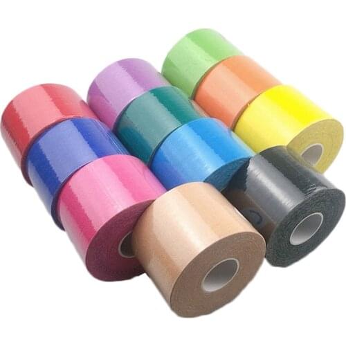 5 Rolls Kinesiology Tape Athletic Recovery Self-adhesive Elastic Bandage Sport Taping For Ankle Shoulder Knee Back breast lift