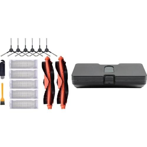 1 Set Side Brush Mop Cloth Replacement Hepa Filter & 1Pcs Water Tank For Xiaomi Viomi V2 V2 Pro V3 Robot Vacuum