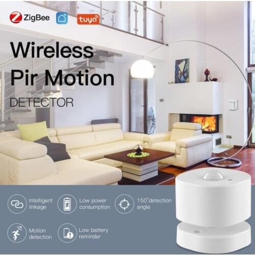 Tuya ZigBee Intelligent Linkage Alarm PIR Motion Sensor High Sensitivity And Long Standby Time Human Body Sensing Detector