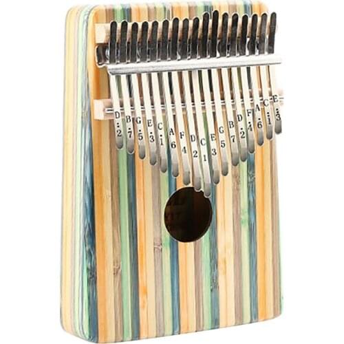 YAEL Thumb Piano 17 Keys Portable Mbira Finger Piano Kit With Tuning Hammer for Kids and Piano Beginners Professional Gifts