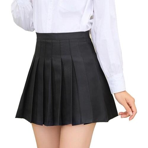 Skirt 2021 new womens black Korean version of the female girl skirt autumn and winter summer high waist skirt