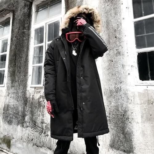 Women Winter Long Coat Hip Hop Warm Coats US Size XS-XL