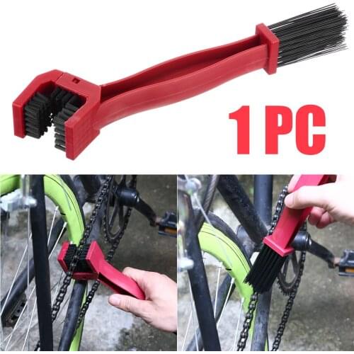 1pc Motorbike Bicycle Cycling Motorcycle Chain Brush Cleaner Tool bicycle Chain Cleaning Crankset Brush Nylon ABS