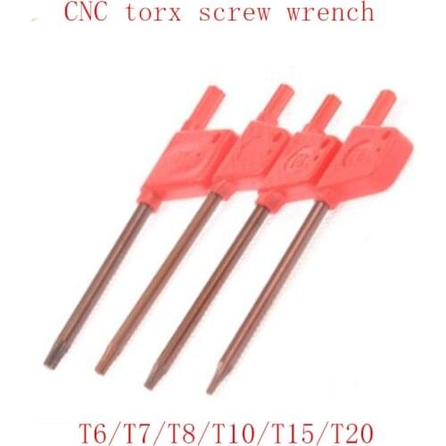 1PC T6 T7 T8 T10 T15 T20 CNC TORX SCREW KEY WRENCH
