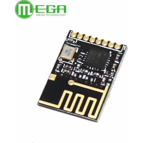 10pcs Mini NRF24L01 + 2.4GHz 1.27MM RF Wireless Module Mini Version Power Enhanced Version SMD Receiver Transceiver Board 5V