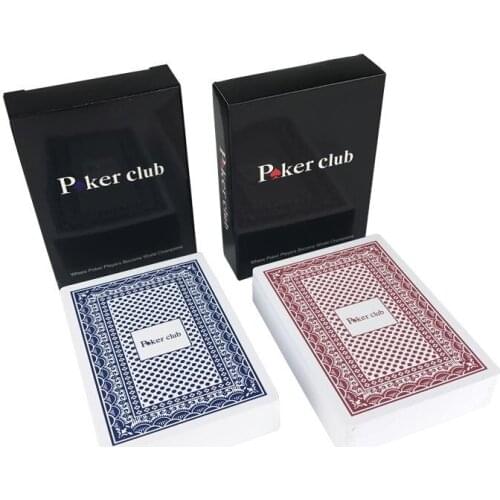 10Pcs/set PVC Poker Waterproof Baccarat Plastic Playing Cards Texas Hold'em Club Card Board Game 2.48*3.46 Inch Entertainment