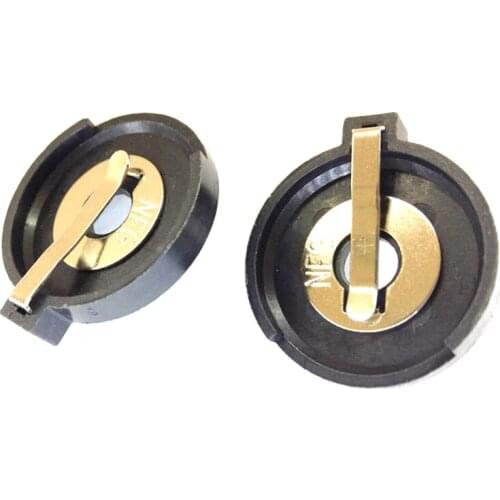 10pcs/lot CR2430 BS-2430-1DIP BS-2430-2 Battery Button Cell Coin Holder Socket Case Black