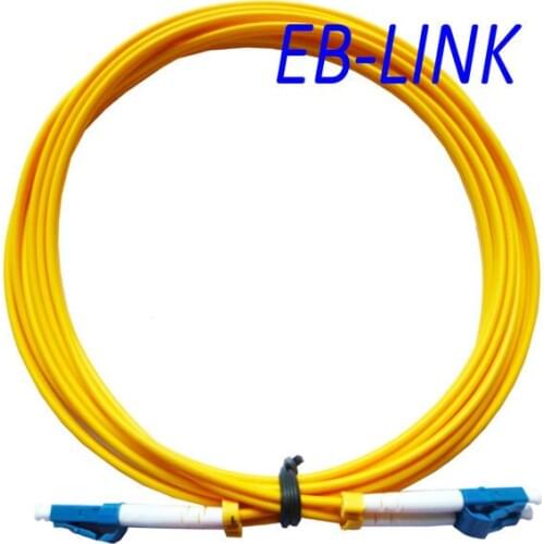 100Meters Optical Fiber Patch Cord Cable,LC/PC-LC/PC,3.0mm Diameter,Singlemode 9/125,Duplex,LC to LC