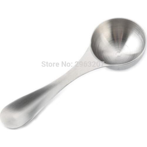100pcs Stainless Steel Ice Cream Scoop Ice Ball Maker Teaspoon Coffee Bean Milk Powder Measuring Spoon