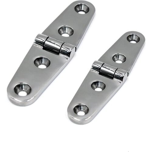 102/152mm Heavy duty Marine Boat hatches Strap 316 Stainless Steel Hinges