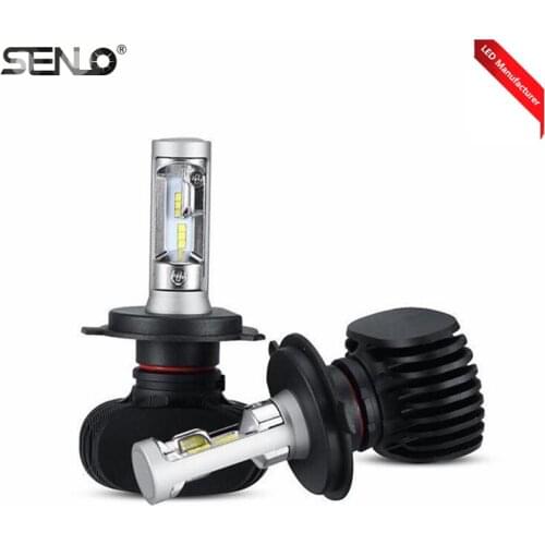 2 Pcs Newest Auto S1 Headlights Car Head light Lamp H7 H4 LED HB4 9007 H1 H3 880 H13 5202 Car LED Bulb H8 H11 HB3 9004 CSP Chips