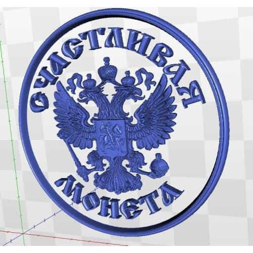 3d chip_1 model relief for cnc in STL file format