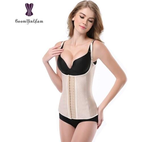 Adjustable Straps Women Body Shaper Slimming Waist Shapewear Posture Corrector Bodysuit Latex Vest 887