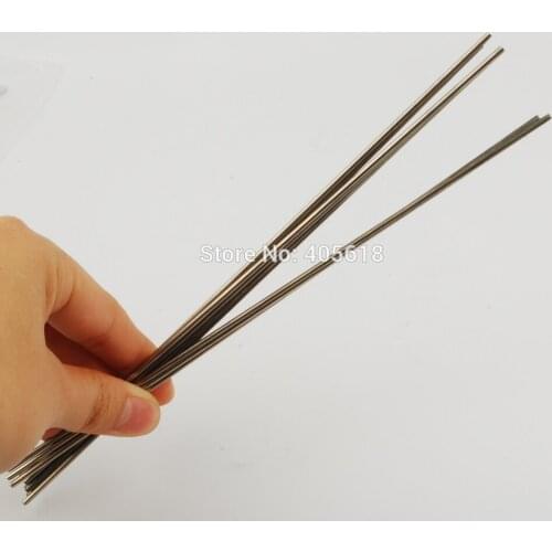 5pcs stainless steel bars 8MMx200mm stick drive rod shaft coupling connecting shaft building model material