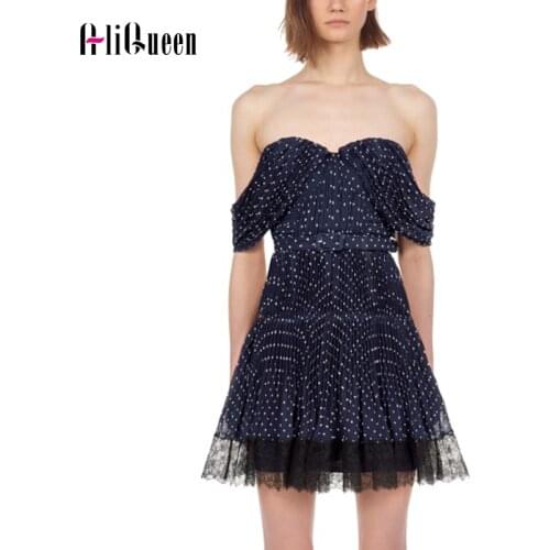 Летние платья в горошек AliQueen China At AliExpress