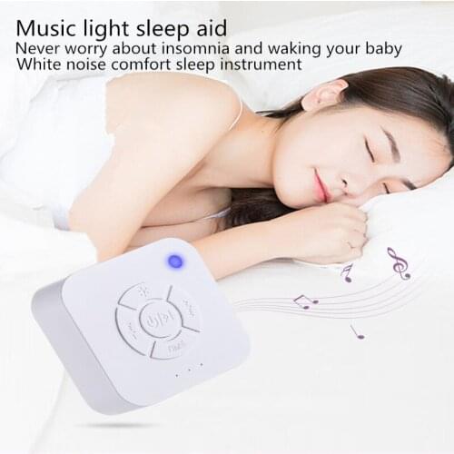 White Noise Sleep Instrument with Sleeping Light Elderly Sleep Aid Baby Sleep Comfort Instrument Music Sleep Instrument
