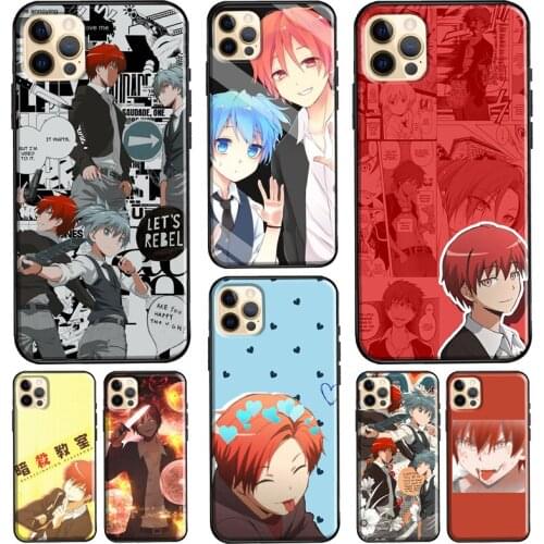 Karma Akabane Ansatsu Kyoushitsu Silicone Case For iPhone XR X XS Max 5S 6S 7 8 Plus SE 2020 11 12 Pro Max Phone Cover