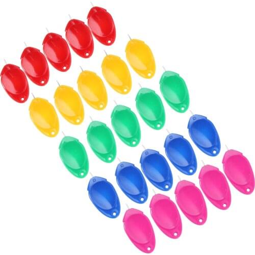 DRELD 20pcs Sewing DIY Threader Elderly Guide Needle Easy Device Automatic Thread Sewing Tools Handmade Sewing Accessories