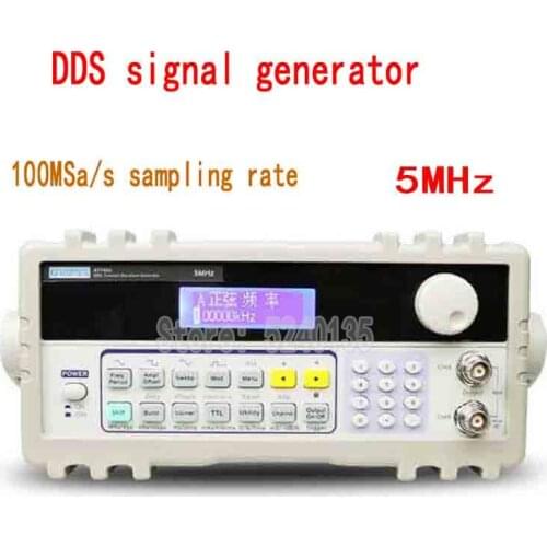 Dual channel DDS signal generator 5MHz digital synthesis function signal generator 100MSa/s sampling rate ATF05C