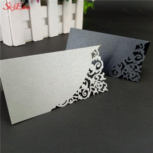Hot 10Pcs Laser Cut Vine Shape Party Table Name Place Cards Seating Numbers Wedding Birthday Party Seats Decoration Supplies 5Z